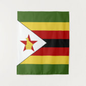 ジンバブエ国旗 タペストリー (正面)