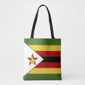 ジンバブエ国旗 トートバッグ (正面)