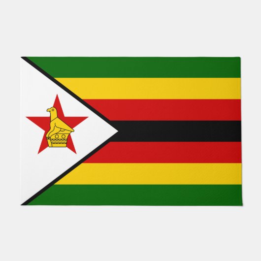 ジンバブエ国旗 ドアマット (正面)