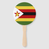 ジンバブエ国旗 ハンドファン (裏面)