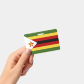 ジンバブエ国旗 バッジ (手持ち)