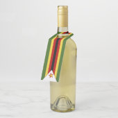 ジンバブエ国旗 ボトルネックタグ (アングル)