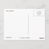 ジンバブエ国旗 ポストカード (裏面)