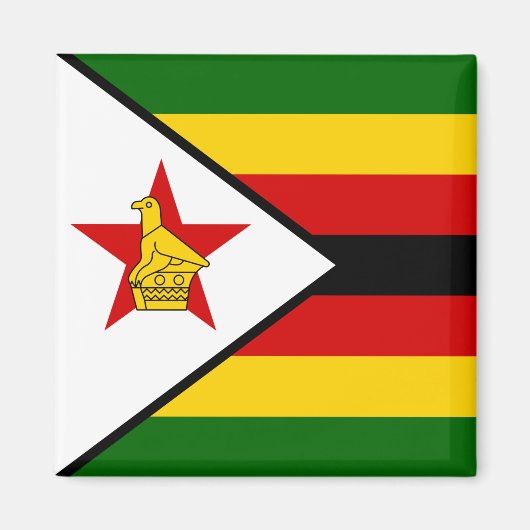 ジンバブエ国旗 マグネット (正面)