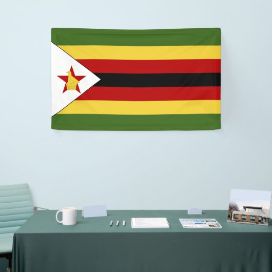 ジンバブエ国旗 横断幕 (トレードショー)