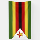 ジンバブエ国旗 横断幕 (縦)
