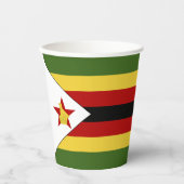 ジンバブエ国旗 紙コップ (正面)
