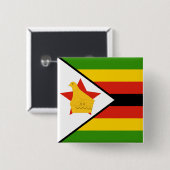 ジンバブエ国旗 缶バッジ (正面&裏面)