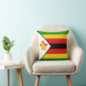 ジンバブエ国旗x旗まくら クッション (椅子)