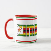 ジンバブエ愛国的なコーヒーとシピン マグカップ (左)