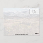 ジンバブエ東部の高原 ポストカード (裏面)