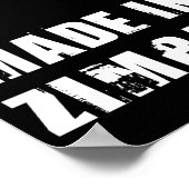 ジンバブエ製 ポスター (角)