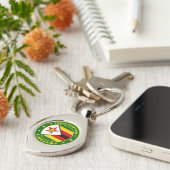 ジンバブエ誇りを持った出身 キーホルダー (側面)