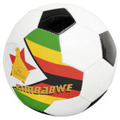 ジンバブエ・サッカー・ジンバブエ国旗/スポーツ サッカーボール (3/4)
