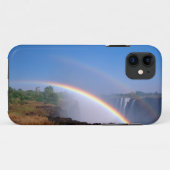 ジンバブエ、ビクトリア滝国立公園。ダブル Case-Mate iPhoneケース (裏面(横))