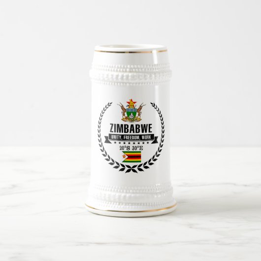 ジンバブエ ビールジョッキ (中央)