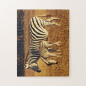 ジンバブエ、ヘンゲ国立公園、リンクワサ ジグソーパズル (縦)