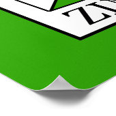 ジンバブエ ポスター (角)