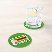 ジンバブエ ラウンドペーパーコースター (インサイチュ)