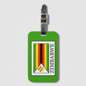 ジンバブエ ラゲッジタグ (正面縦)