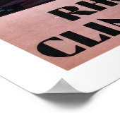 ジンバブエ、ローデシアの気候コール、ヴィンテージ、旅行 ポスター (角)