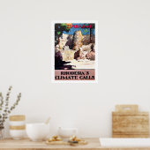 ジンバブエ、ローデシアの気候コール、ヴィンテージ、旅行 ポスター (キッチン)