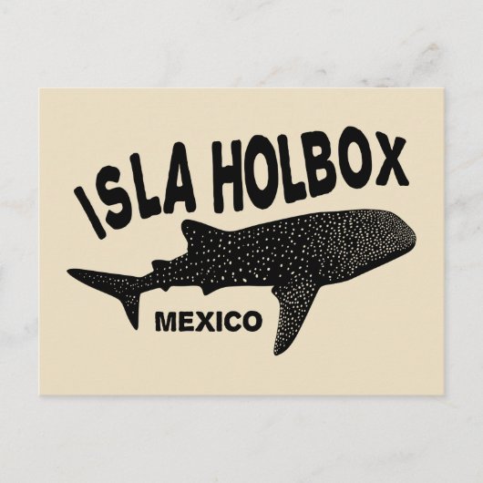 ジンベイザメとスキューバダイビングIsla Holbox Mexico ポストカード (正面)