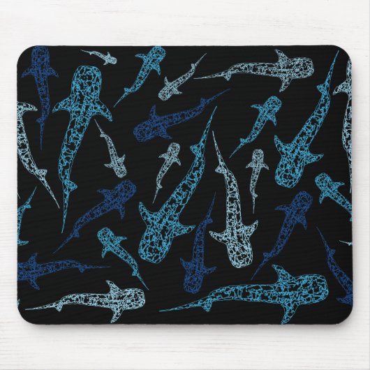 ジンベイザメのマウスのマット マウスパッド (正面)