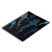 ジンベイザメの写真のノート ノートブック (左側)