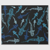 ジンベイザメの包装紙 ラッピングペーパー (フラット)