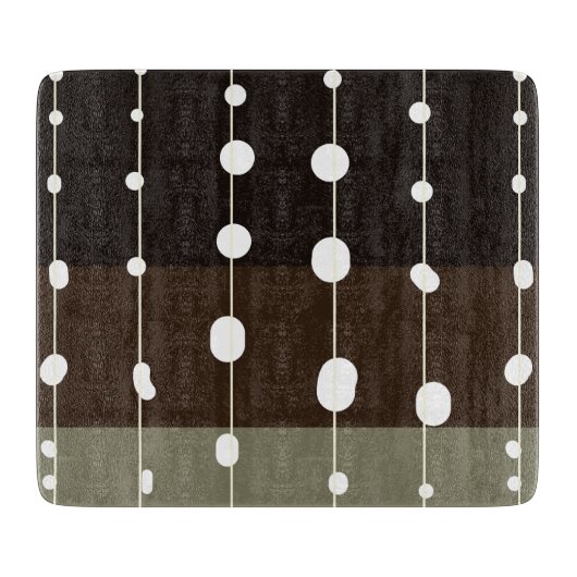 ジンベイザメの斑点とストライプのパタクールーン カッティングボード (正面)