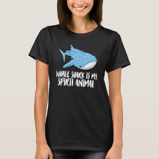 ジンベイザメは私の霊獣かわいいジンベイザメ1 Tシャツ (正面)