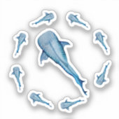 ジンベイザメ シール (正面)