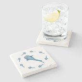 ジンベイザメ ストーンコースター (横)