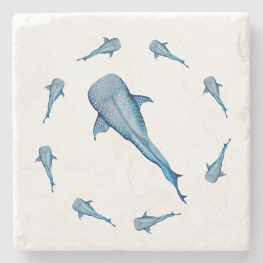 ジンベイザメ ストーンコースター (正面)