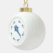 ジンベイザメ セラミックボールオーナメント (右)