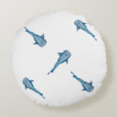 ジンベイザメ ラウンドクッション (裏面)