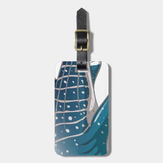 ジンベイザメ ラゲッジタグ (正面縦)