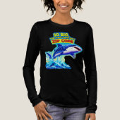 ジンベイザメTシャツ 面白いデザイン トライブレンドＴシャツ (正面)