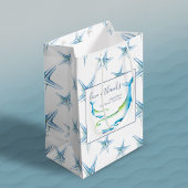 ジンベエザメとヒトデ ミディアムペーパーバッグ