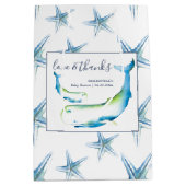 ジンベエザメとヒトデ ミディアムペーパーバッグ (正面)