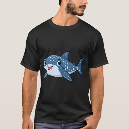 ジンベエザメのキャラクター Tシャツ (正面)
