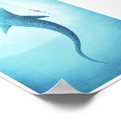 ジンベエザメのビンテージポスター ポスター (角)