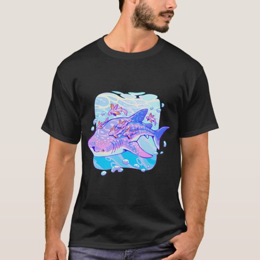 ジンベエザメの解剖図 Tシャツ (正面)