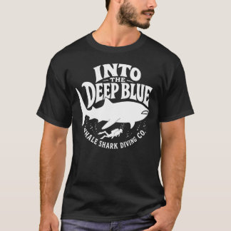 ジンベエザメ ダイビング スキューバダイバー 海の冒険 Tシャツ