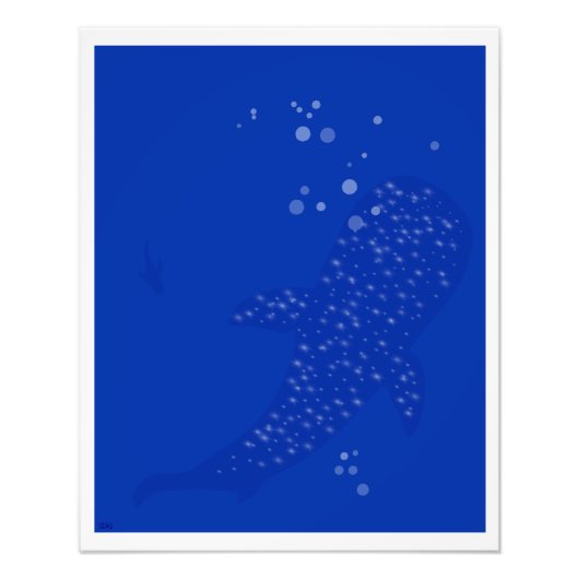 ジンベエザメ フォトプリント            (正面)