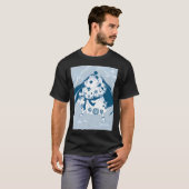 ジンベエ ONE PIECE 青波 サムライスタンス Tシャツ (正面フル)