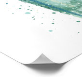 ジンボトルウォールアートプリント'アトランティス' ポスター (角)