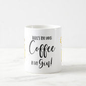 ジンラバーレモンにコーヒーが入りすぎる コーヒーマグカップ (中央)