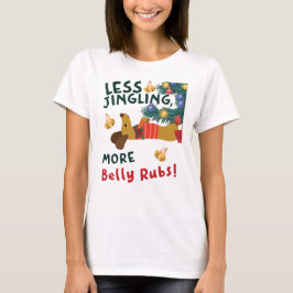 ジンリングよりお腹を撫でて ダックスフンド愛好家 Tシャツ